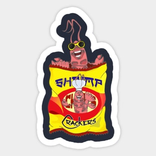 Shrimp Crackers Sticker